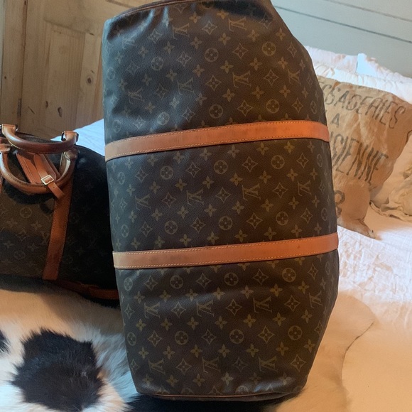 Auth LOUIS VUITTON Sac Souple 55 Monogram Boston Bag - Picture 7 of 7